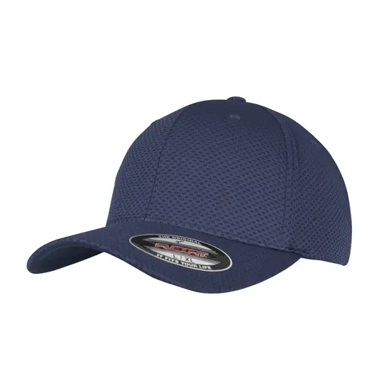 Cappellino Flexfit in jersey con motivo 3D a esagoni (6584) Flexfit by Yupoong