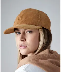 Cappellino Heritage in velluto a coste Beechfield