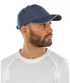 Cappellino in cotone lavato a costine sottili con visiera sandwich Result Headwear