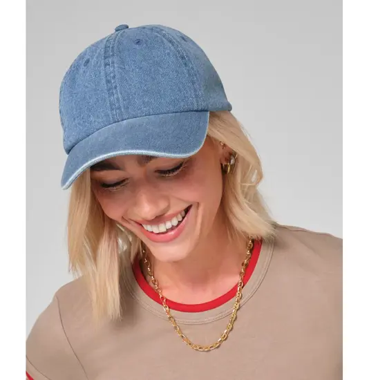 Cappellino in denim Beechfield