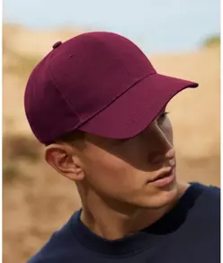Cappellino in pesante cotone spazzolato stile Pro Beechfield