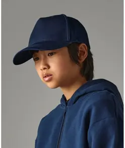 Cappellino junior a 5 pannelli in cotone biologico Beechfield