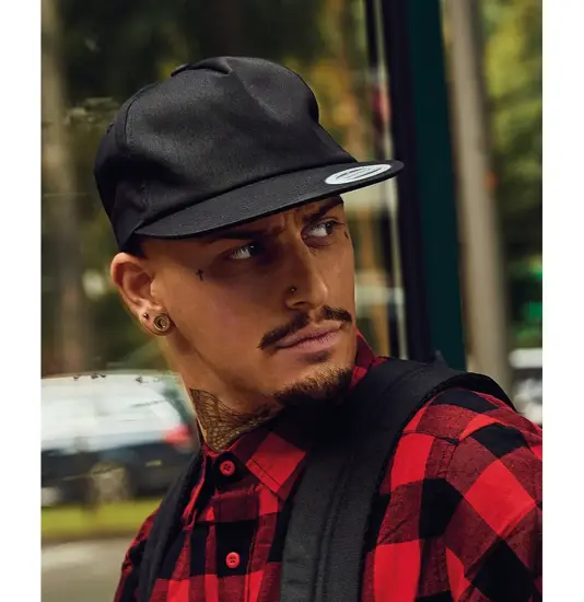 Cappellino snapback a 5 pannelli destrutturato (6502) Flexfit by Yupoong