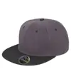 Cappellino snapback bicolore con visiera piatta Bronx original Result Headwear