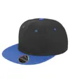 Cappellino snapback bicolore con visiera piatta Bronx original Result Headwear