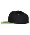Cappellino snapback bicolore con visiera piatta Bronx original Result Headwear