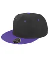 Cappellino snapback bicolore con visiera piatta Bronx original Result Headwear