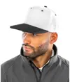 Cappellino snapback bicolore con visiera piatta Bronx original Result Headwear