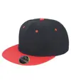 Cappellino snapback bicolore con visiera piatta Bronx original Result Headwear