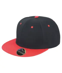 Cappellino snapback bicolore con visiera piatta Bronx original Result Headwear