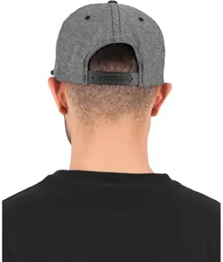 Cappellino snapback chambray scamosciato (6089CH) Flexfit by Yupoong