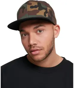 Cappellino snapback Classic bicolore camo (6089TC) Flexfit by Yupoong