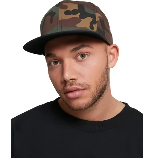 Cappellino snapback Classic bicolore camo (6089TC) Flexfit by Yupoong