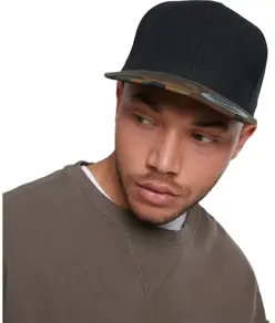 Cappellino snapback Classic bicolore camo (6089TC) Flexfit by Yupoong