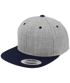 Cappellino snapback classico bicolore (6089MT) Flexfit by Yupoong