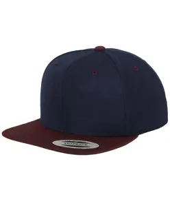 Cappellino snapback classico bicolore (6089MT) Flexfit by Yupoong