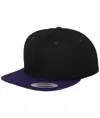 Cappellino snapback classico bicolore (6089MT) Flexfit by Yupoong