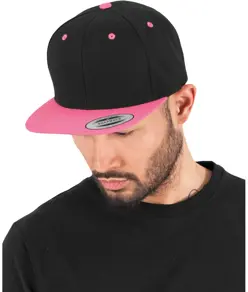 Cappellino snapback classico bicolore (6089MT) Flexfit by Yupoong