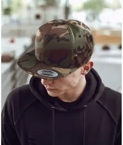 Cappellino snapback classico mimetico (6089CF) Flexfit by Yupoong