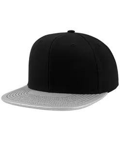 Cappellino snapback con visiera metallizzata (6089PU) Flexfit by Yupoong