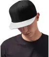 Cappellino snapback con visiera metallizzata (6089PU) Flexfit by Yupoong
