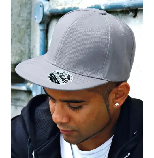 Cappellino snapback con visiera piatta Bronx originale Result Headwear