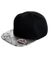 Cappellino snapback con visiera piatta glitter Bronx Result Headwear