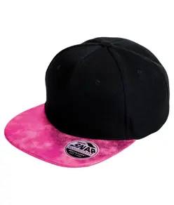 Cappellino snapback con visiera piatta glitter Bronx Result Headwear