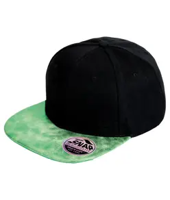 Cappellino snapback con visiera piatta glitter Bronx Result Headwear
