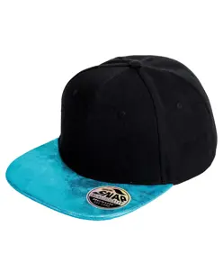 Cappellino snapback con visiera piatta glitter Bronx Result Headwear