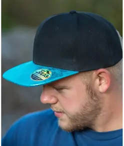 Cappellino snapback con visiera piatta glitter Bronx Result Headwear