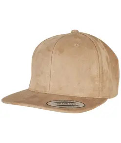 Cappellino snapback in finta pelle scamosciata (6089SU) Flexfit by Yupoong