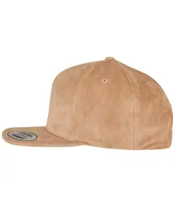 Cappellino snapback in finta pelle scamosciata (6089SU) Flexfit by Yupoong