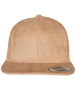 Cappellino snapback in finta pelle scamosciata (6089SU) Flexfit by Yupoong
