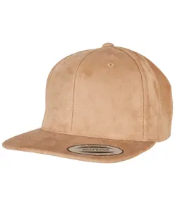 Cappellino snapback in finta pelle scamosciata (6089SU) Flexfit by Yupoong