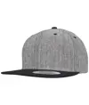 Cappellino snapback tinta unita mélange (6089MS) Flexfit by Yupoong