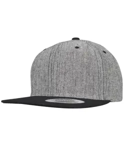 Cappellino snapback tinta unita mélange (6089MS) Flexfit by Yupoong