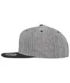 Cappellino snapback tinta unita mélange (6089MS) Flexfit by Yupoong