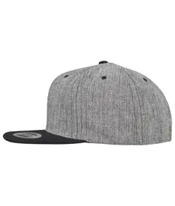 Cappellino snapback tinta unita mélange (6089MS) Flexfit by Yupoong