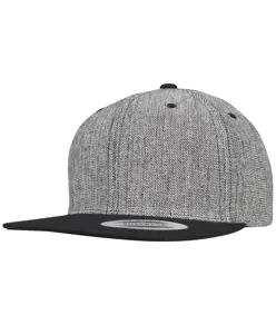 Cappellino snapback tinta unita mélange (6089MS) Flexfit by Yupoong