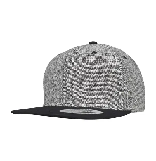 Cappellino snapback tinta unita mélange (6089MS) Flexfit by Yupoong