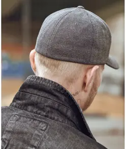 Cappellino spigato mélange Flexfit (6277HM) Flexfit by Yupoong