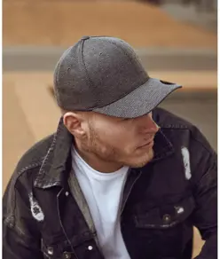 Cappellino spigato mélange Flexfit (6277HM) Flexfit by Yupoong