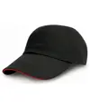 Cappellino stile pro in twill di cotone pesante con visiera sandwich Result Headwear