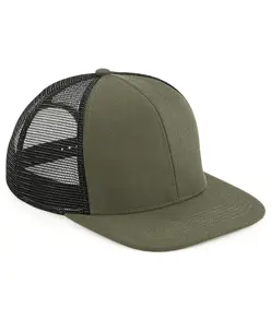 Cappellino trucker 6 pannelli Original con visiera piatta Beechfield
