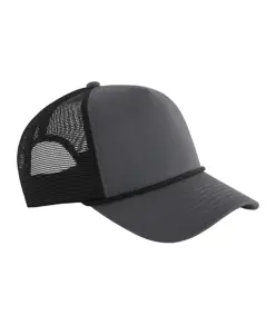 Cappellino trucker a 5 pannelli con cordino Beechfield