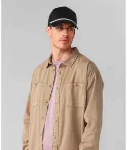 Cappellino trucker a 5 pannelli con cordino Beechfield