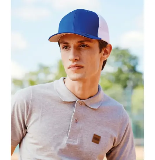 Cappellino trucker Flexfit in rete bicolore (6511T) Flexfit by Yupoong