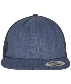 Cappellino trucker in denim (6006DT) Flexfit by Yupoong