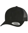 Cappellino trucker in finta pelle scamosciata (6606SU) Flexfit by Yupoong